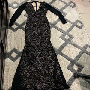 Windsor long black dress
